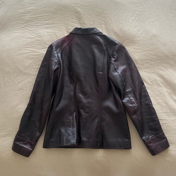 VINTAGE LEATHER JACKET - Picture 2 of 3
